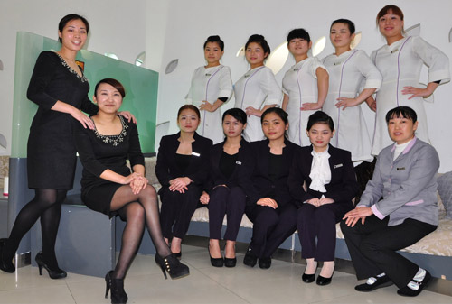 美丽传奇,美丽传奇官网,东莞大型美容院-员工精彩图片