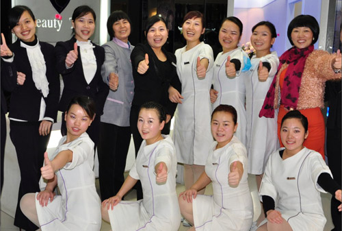 美丽传奇,美丽传奇官网,东莞大型美容院-员工精彩图片